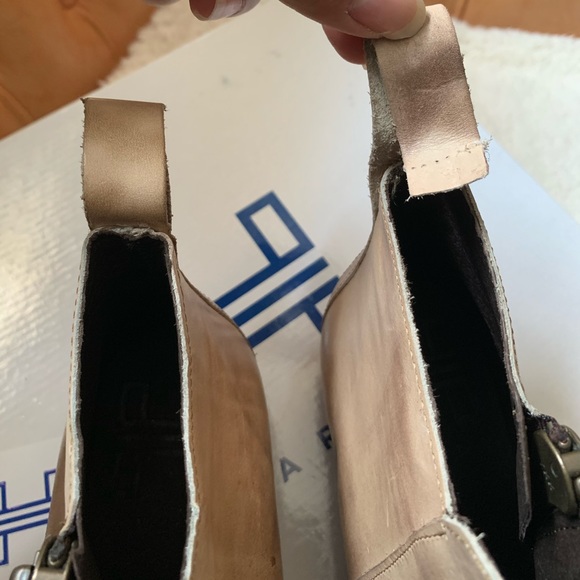 Hardy Brand Tan Leather Ankle Bootie Mexico US8 - Picture 15 of 16